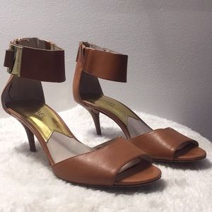 Michael Kors Tan Leather Heels